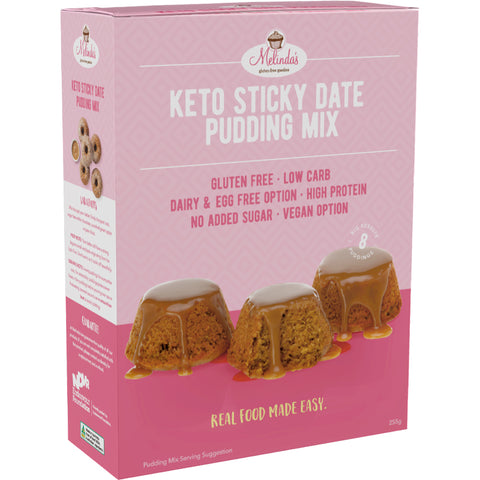 Melindas Gluten Free Goodies Keto Sticky Date Pudding Mix - 255g
