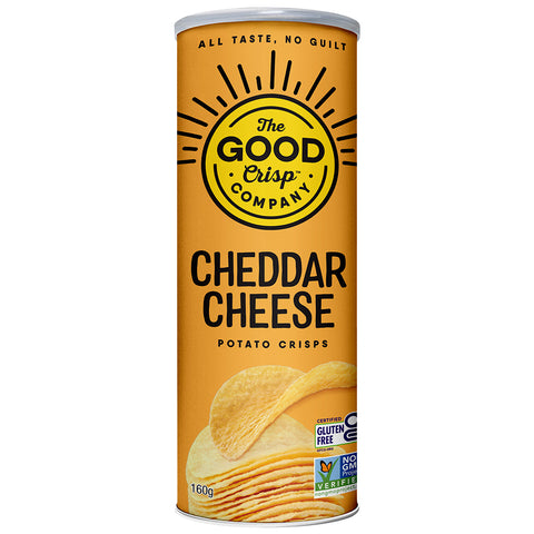The Good Crisp Co. Stacked Chips Cheddar Cheese - 160g