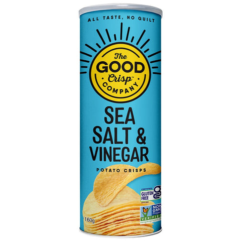 The Good Crisp Co. Stacked Chips Sea Salt & Vinegar - 160g