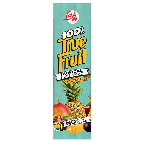 100% True Fruit Strips Tropical Fruit Salad - 120g (6 x 20g strips)