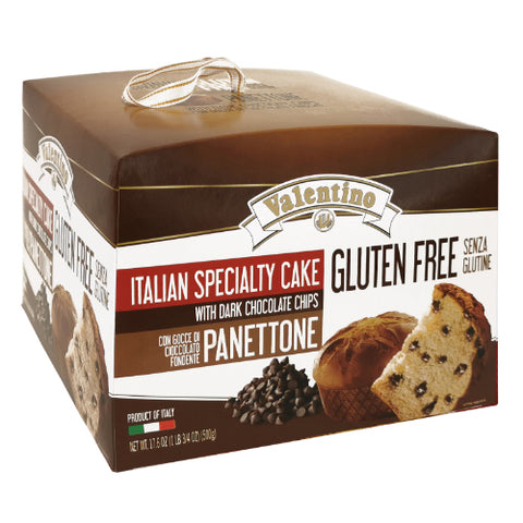 Valentino Gluten Free Panettone with Dark Choc Chips - 500g