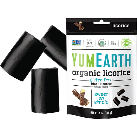 Yum Earth Organic Black Licorice - 142g