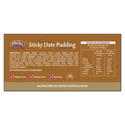 Vitality Bakehouse Homestyle Sticky Date Pudding - 2x 120g