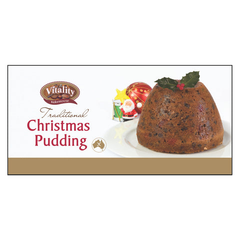 Vitality Bakehouse Traditional Christmas Pudding - 2x 140g