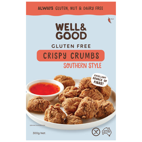 Well & Good Gluten Free Crispy Crumbs Southern Style - 300g