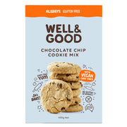 Well & Good Chocolate Chip Cookie Mix - Carton 5x 400g