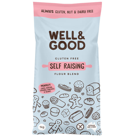 Well & Good Self Raising Flour - 1kg