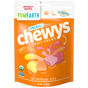 Yum Earth Organic Chewys Fruit Chews - 142g